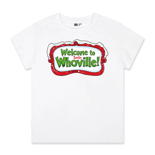 Welcome to Smoke Whoville White Tee