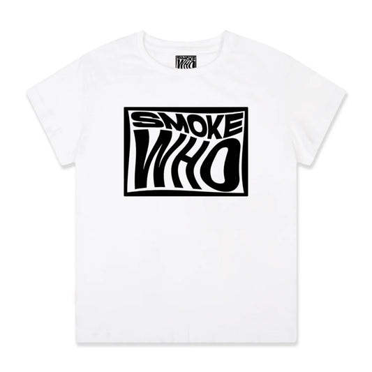 Smoke Who Logo White Tee