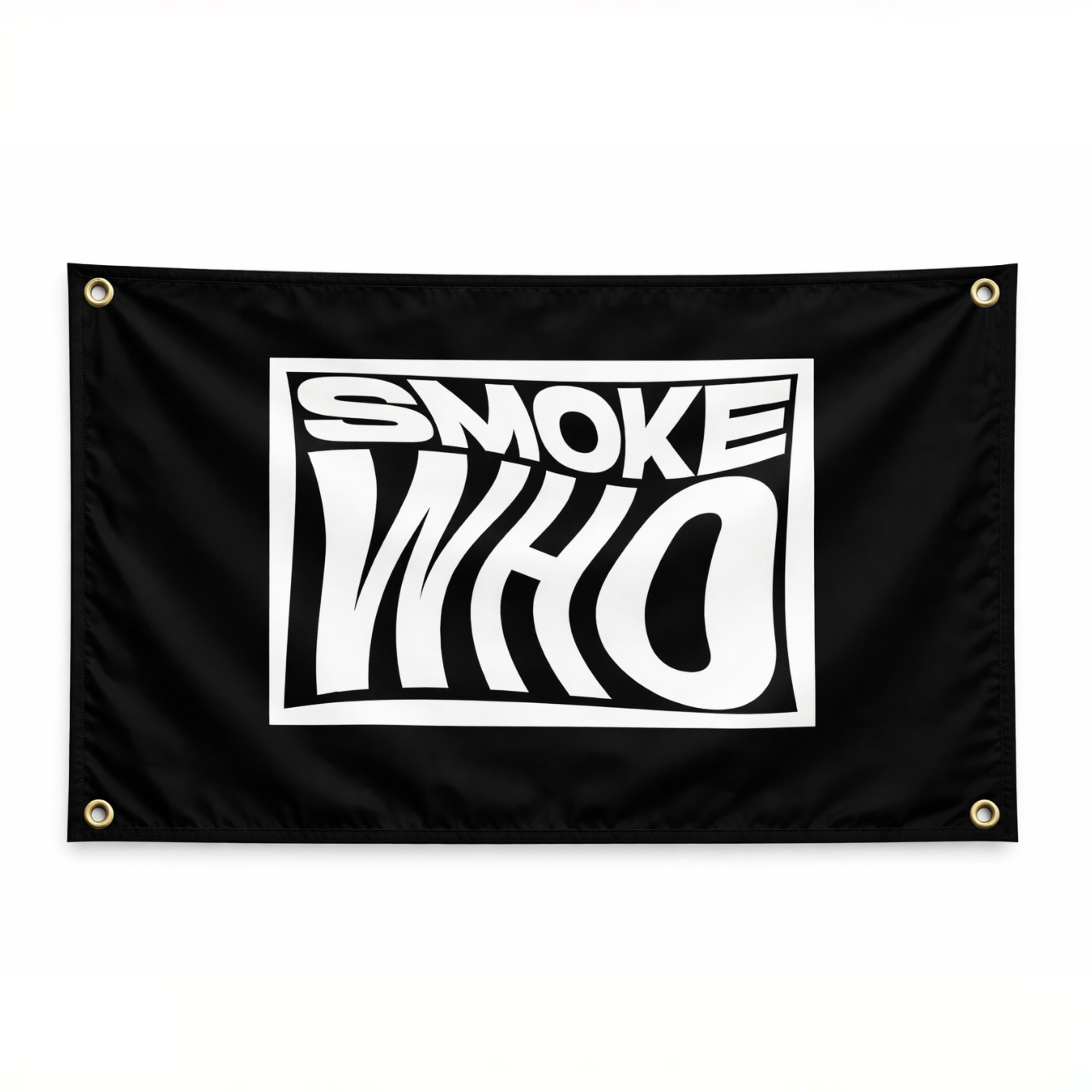 Smoke Who Wall Flag